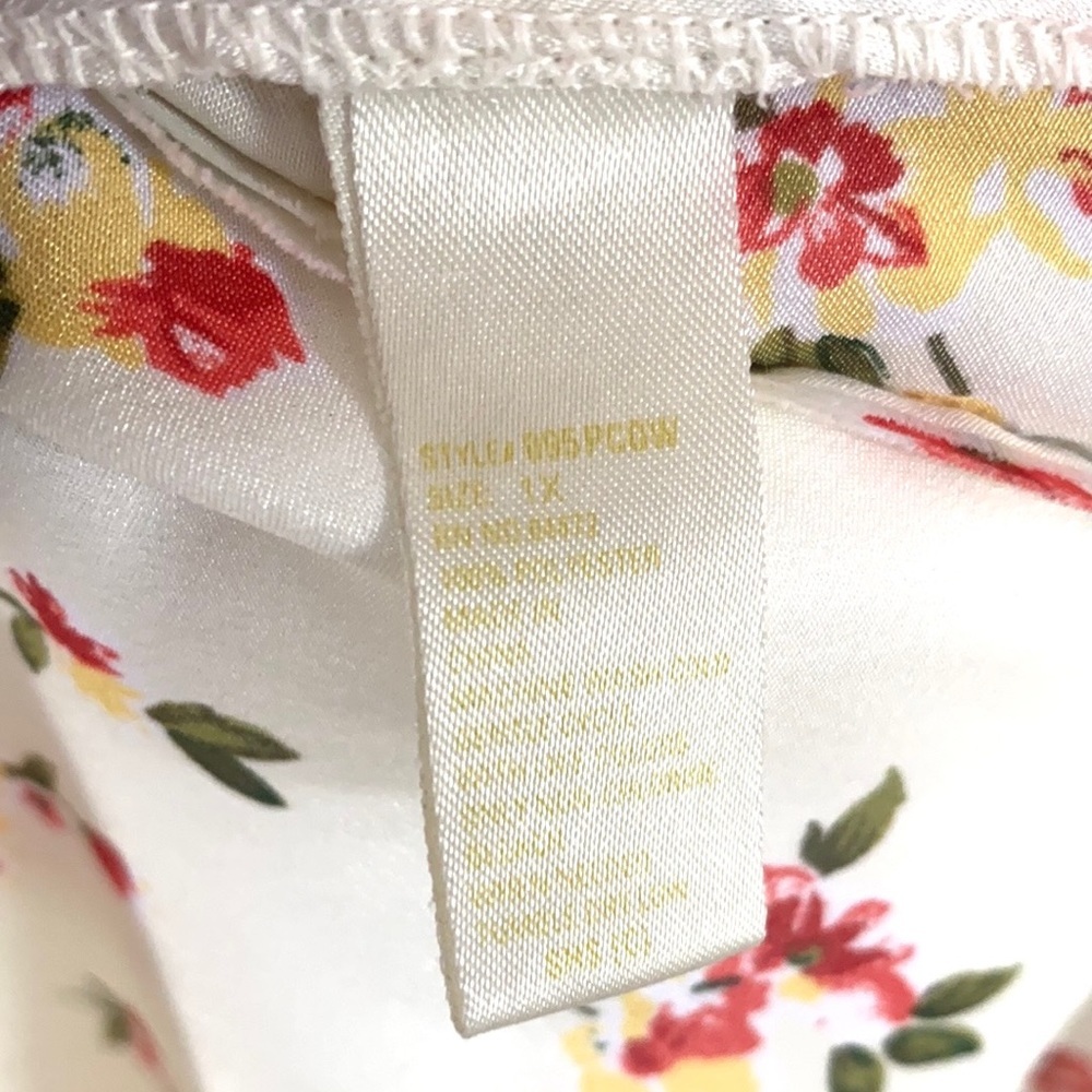 Floral boho cami, Size 1X - Picture 8 of 10